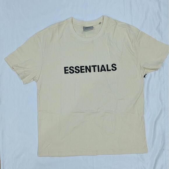 Fear of God Other - BRAND NEW Fear of God Essentials T-Shirt Cream Applique Logo SS20 Pacsun Size M